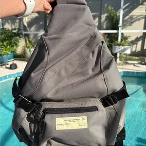 NWT Gray Sling Bag by Structure